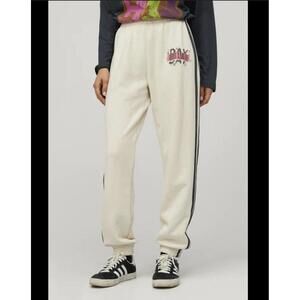 Daydreamer Star Studded Striped Sweatpants (M)